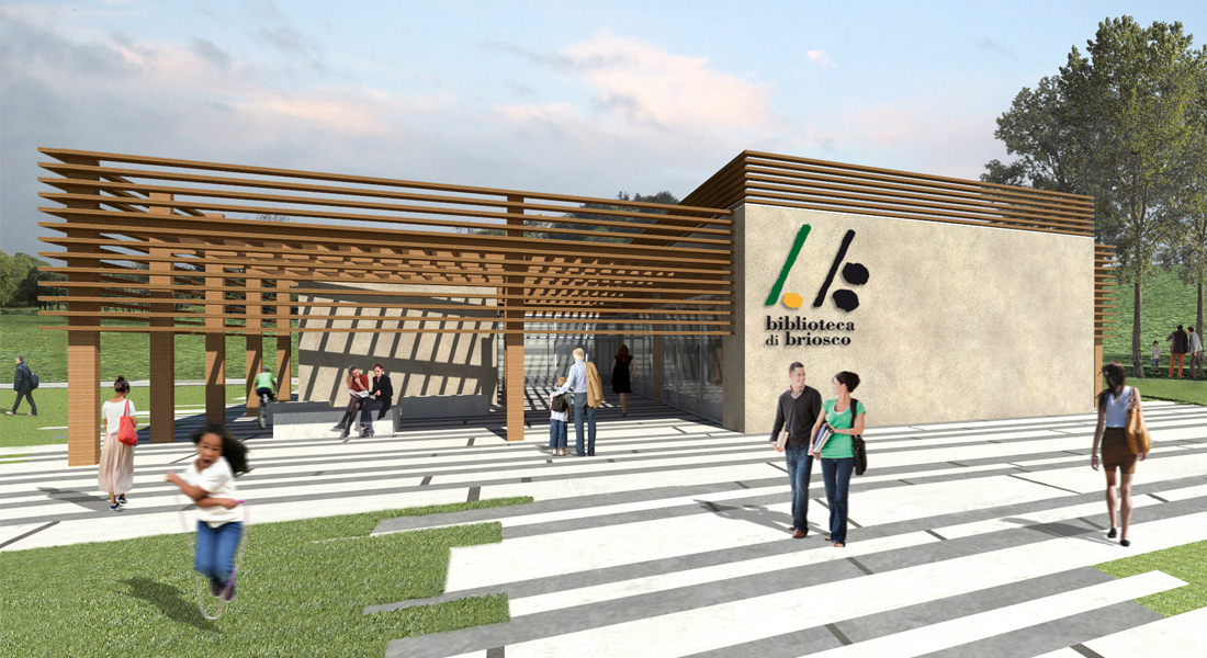 share studio architettura concorso biblioteca comunale briosco