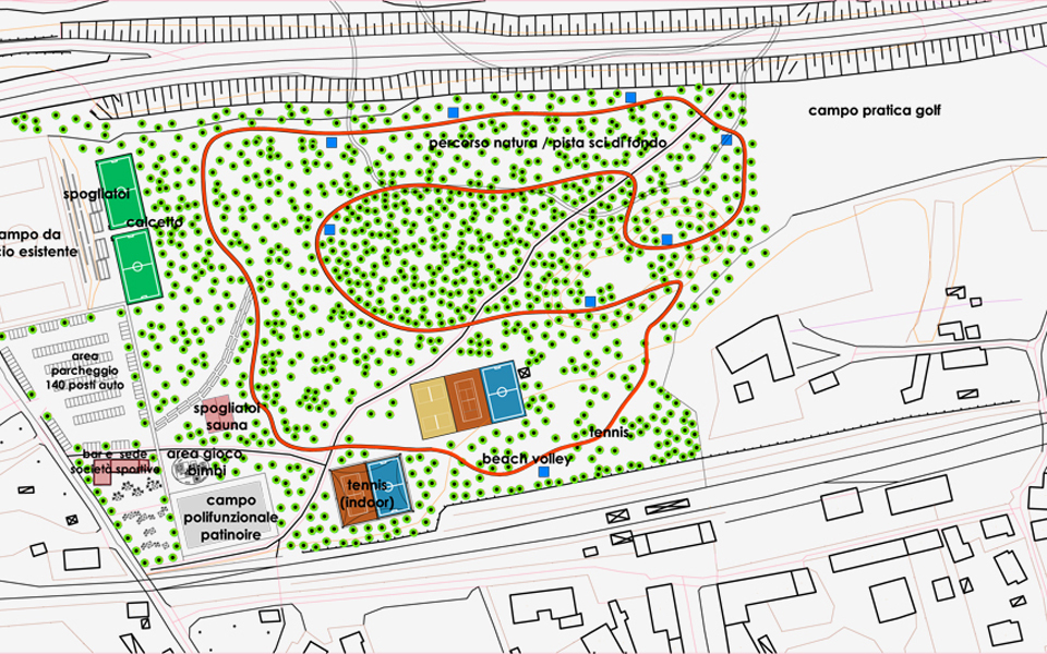 share studio architettura polo sportivo ortigara oulx