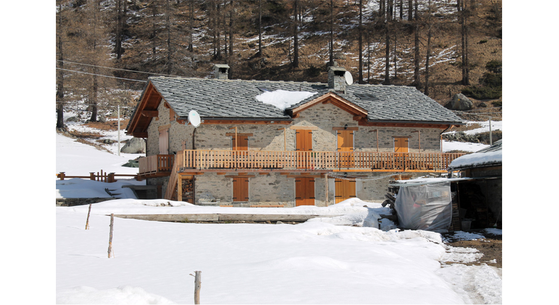 share studio architettura progetto recupero baita gran paradiso ceresole torino