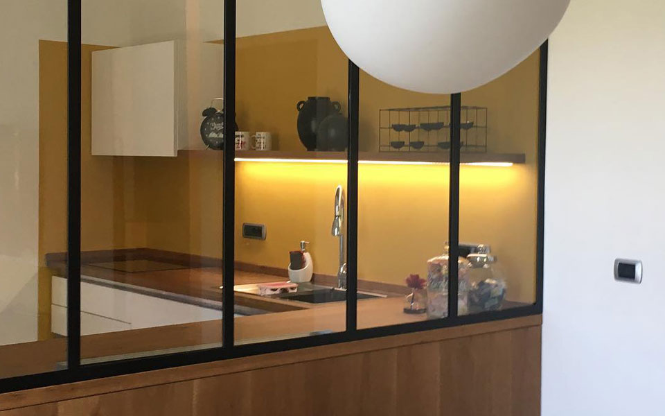 share studio architettura restyling appartamento cucina in giallo